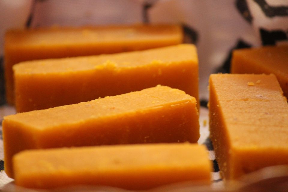 Vegan Carrot Mysorepak