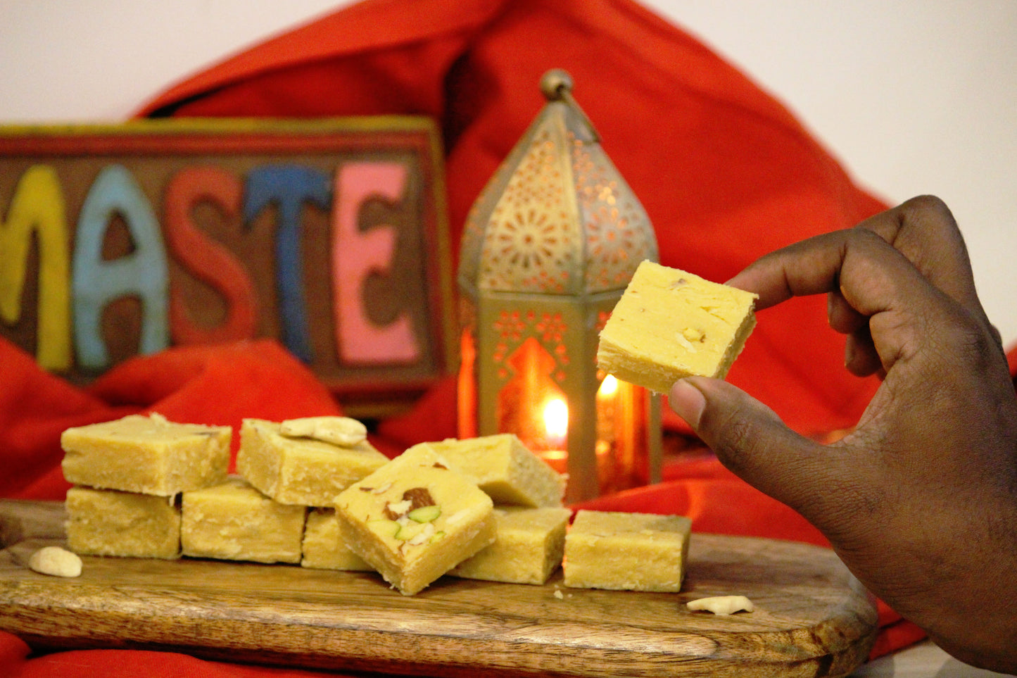 Vegan Soan Papdi