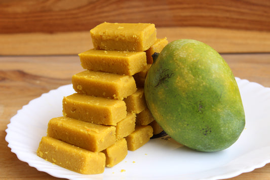 Vegan Mango Mysorepak