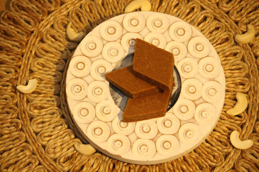 Vegan Karupatti Kaju Katli