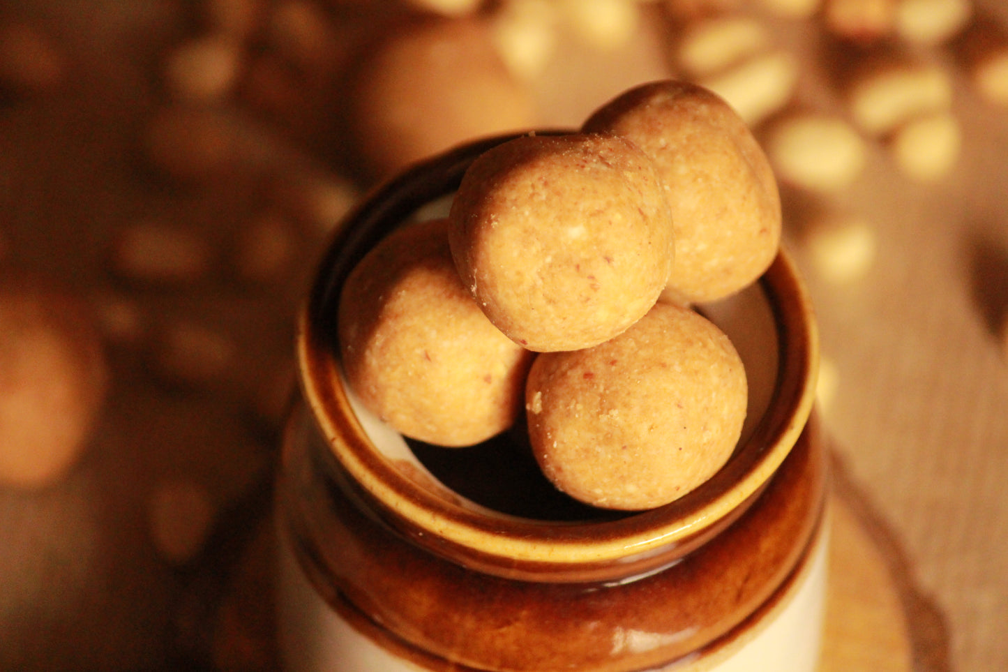 Vegan Peanut Jaggery Laddoo