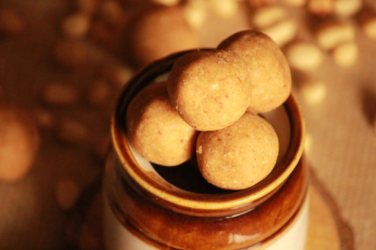 Vegan Peanut Jaggery Laddoo